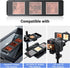 JJC 6x6 Slide Mount Holder, Flip-Through & Magnetic Auto Adsorption Closure, for Film Scanners, Mobile Film Scanner