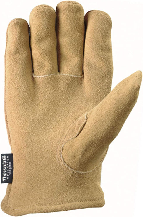 Wells Lamont Men's Thinsulate Deerskin Winter Gloves, Extra Large (1091), Tan