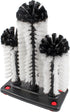 Bonsicoky 3 Brush Bar Glass Washer with Suction Base, Commercial Brush Cleaner