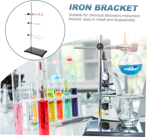 Iron Stand Lab Equipment Kit - Essential for Chemistry Labs