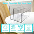 Boloyo Acrylic File Holder, 2PC 3 Sections Clear File Organizer for Home Office School Document Storage