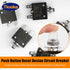10A Manual Reset Button Circuit Breaker, 2 Pack, 125/250V AC, 50V DC, Thermal Overload Protector