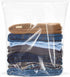 Large Plastic Bags with Zipper Top, 5 Gallon, 18" x 24", 10 Pack Heavy-Duty Storage Bags for Clothes, Travel