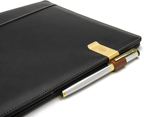Dryden Designs Fountain Pen, Medium Nib 0.5mm, Includes 6 Ink Cartridges, Notebook Clips, and Ink Refill Converter,