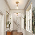 5.1Inch E26 Pendant Light Fixtures,Mini Hanging Lights Transparent Glass Vintage Pendant Light for Bedroom Living Room