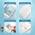 M&G 20 Pack A4 Mesh Zipper Pouch Bags, Waterproof Document Storage with Label Pocket, Macaroon Colors