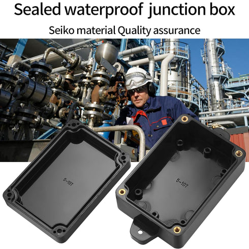 Project Box, 4pcs Junction Boxes, IP65 Waterproof Electrical Boxes, ABS Plastic Dustproof Electrical Project Case for