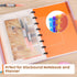 Eagle Plastic Index 5-Tab Dividers, Junior Size Discbound Tab Dividers with 1 Plastic Zipper Bag for Planners or