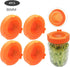 4Pcs GLOGLOW Nan Sprouting Lids, Plastic, Easy Drainage, Fits Jars, Ideal for Growing Broccoli Alfalfa Mung Lentil