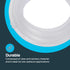 Eastman 3/8 Inch ID PVC Clear Vinyl Tubing, 10 Foot Length, 1/2 Inch OD, 98620