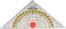 Kum 209.12.01 16cm PMMA Crystal Clear Acrylic Compass Triangle