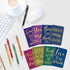 Funrous 32 Pcs Motivational Quote Pens, Inspirational Notepads & Mini Journal Gift Set for Students & Office