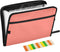 Salmon Expanding Organizer File Folder,13 Pocket Expanding File Folder Accordion Folder with