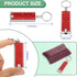 64 Hicarer Pieces Flashlights Keychain Bulk Mini Powerful LED Keychain Lights Portable Flashlight for Emergency Camping