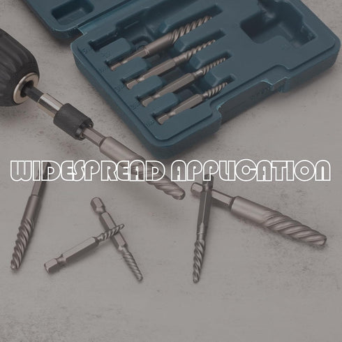 Damaged Screw Extractor Set, 6-Piece Easy Out Bolt Extractor with Quick Change Adapter for Broken Bolts, Stripped Screws
