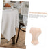 4pcs STOBOK Rubber Wood Furniture Legs for Chairs and Tables Easy to Install Furniture Feet Accessories Compact