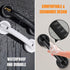 EHERDM 2Pcs Suction Cup Door Handles Grab Bars for Shower Waterproof Bathroom Sliding Doors Handle Drill Free Pulls