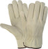 MCR Safety 3215M Economy Grade Unlined Cow Grain Leather Driver Gloves, Medium, 1-Pair, Cream