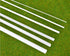 10Pcs White Plastic Rods, Round Solid Bar DIY Model Material ABS Round Stick for DIY Sand Table Model, Length 250mm,