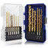 COMOWARE Impact Drill Bit Set - 21 Pcs Hex Drill Bit Set for Wood, Plastic, and Metal