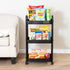 Gagee 3 Tier Rolling Cart with Wheels and Handle,Rolling Storage Cart for Office, Living Room, Laundry
