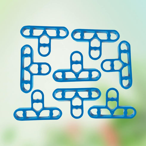 JINYO 3/8 inch 10mm Exterior Brick Wall Spacer, 100pcs Outdoor Red Leveling System for Mosaic Masonry Tools