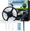 Solar Led Strip Lights Outdoor, 20ft 336LED Solar Rope Lights Self-Adhesive Waterproof,