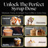 4 Pack Fresh Finest Coffee Syrup Pump Dispenser Compatible with Torani, Davinci, Jordans Skinny Syrups, Fits 25.4 Oz