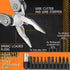 24-in-1 Multitool with Mini Tools, Knife, Pliers, and 11 Bits - All in One Multi Function Gear for Men, Best Multi-tool
