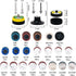YoShin 270Pcs Accessories,2 Inch Tools,36-3000 1/8"&1/4" Die Grinder Sanding Discs for Drill Grinder Rotary Grit Hook