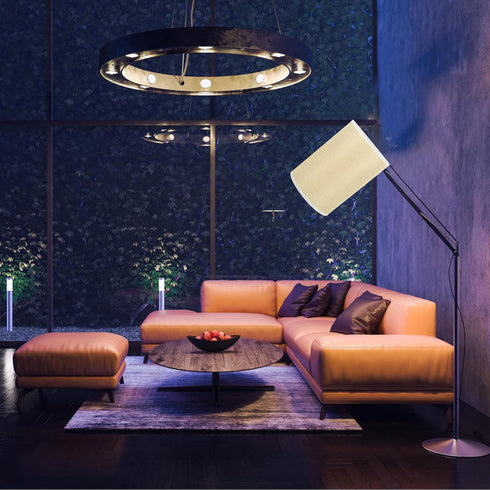 7.87X5.51In STOBOK Table Lamp Shade Replacement Fine Linen Lampshade Cover for Desk Floor Lamp Modern Decorative Light