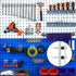 200 Pieces Pegboard Mounting Kit - Wall Installation Accessories with Screws, Anchors, Spacers for 1/4-Inch Pegboard