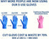 3-Use 5mil 3x, 70%, STRONG 'n FLEX Disposable Nitrile Gloves Reuse Save Tear-Resistant, Latex-Free, Household & Food