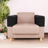 SUPVOX 2pcs Sofa armrest slipcover Leather armrest Covers Sofa Couch arm Covers Elastic armrest Cover Furniture armrest Protectors Furniture armrest Covers Green headrest Office Chair by SUPVOX