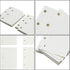 Mini Planner Inserts: 3-Ring Binder/Planner Filler Paper, Spiral Notebook Refill, Line Blank Paper for Filofax - 4 Pack