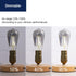 FLSNT LED Edison Bulbs, 4W (40W Equivalent), 5000K White Light, Dimmable, E26 Base, 6 Pack