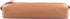 Leather Zippered Fountain Ballpoint Rollerball Pens and Pencils Case Holder Genuine Full Grain Soft Nappa Leather Tan