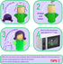 PARFINER Microwave Cleaner Angry Mama Easy Steam Cleans with Vinegar and Water for Home and Kitchens