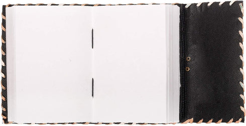 TUZECH Leather Journal, Large Handmade Bound Vintage Writing Notebook, 7 x 5 Inches, Gift for Art Sketchbook