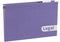 Blue Summit Legal Hanging File Folders, Legal Size, Purple – 25 Pack for Organization