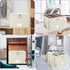 ENGPOW Fireproof Document Box with Lock, Collapsible File Storage Organizer Box with Zipper Lid, Portable Home Office
