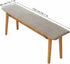 KUYYFDS 59x16in Bench Cushions, Soft Corduroy Bench Cushion with Non-Slip Bottom and Ties, Thick Plush Seat Cushion