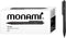 MONAMI FX 153 Retractable Ballpoint Pen, Medium Point (1.0mm), Smudge-Free Ultra Smooth F5 Ink, Black, 12-Count