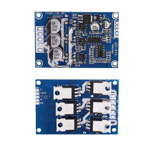 Motor Driver Controller JYQD_V6.3E1 DC12V-36V 20A Brushless Motor Controller 3 Phase Spindle Driver Module