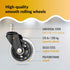 Set of 5 Replacement Chair Caster Wheels for Desk & Gaming - Clear - NOT Compatible with IKEA Chairs