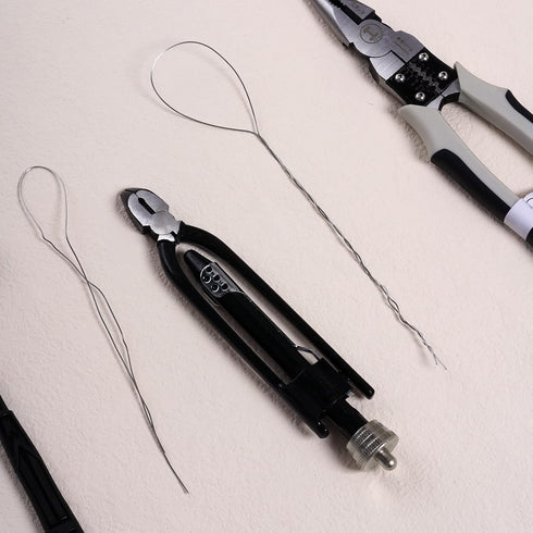 6 Inch Safety Wire Pliers, Heavy Duty Wire Twisting Tool with 25' Stainless Steel Wire for Aircraft Machinery Vehicles