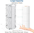 3 Decorative Metal Standing Toilet Tissue Holder for Bathroom/Powder Room, Compact Tissue Reserve for Jumbo Rolls