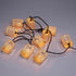 Outdoor-String-Lights-Waterproof, Bamboo Lantern String Lights for Patio, Garden, Porch, Balcony, Gazebo Decorative