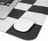 Non-Slip Desk Pad, Checkered Waterproof PU Leather Desk Protector, Large Blotter for Work/Home/Decor (31.5"x12", White)