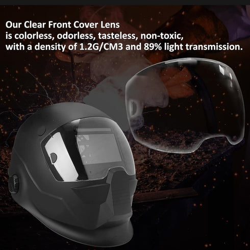 7 Pack 0700000802 Lens,3.93" 2.36" A50 Clear Front Cover x Viewing Lens,Compatible with ESAB Sentinel Welding Helmet